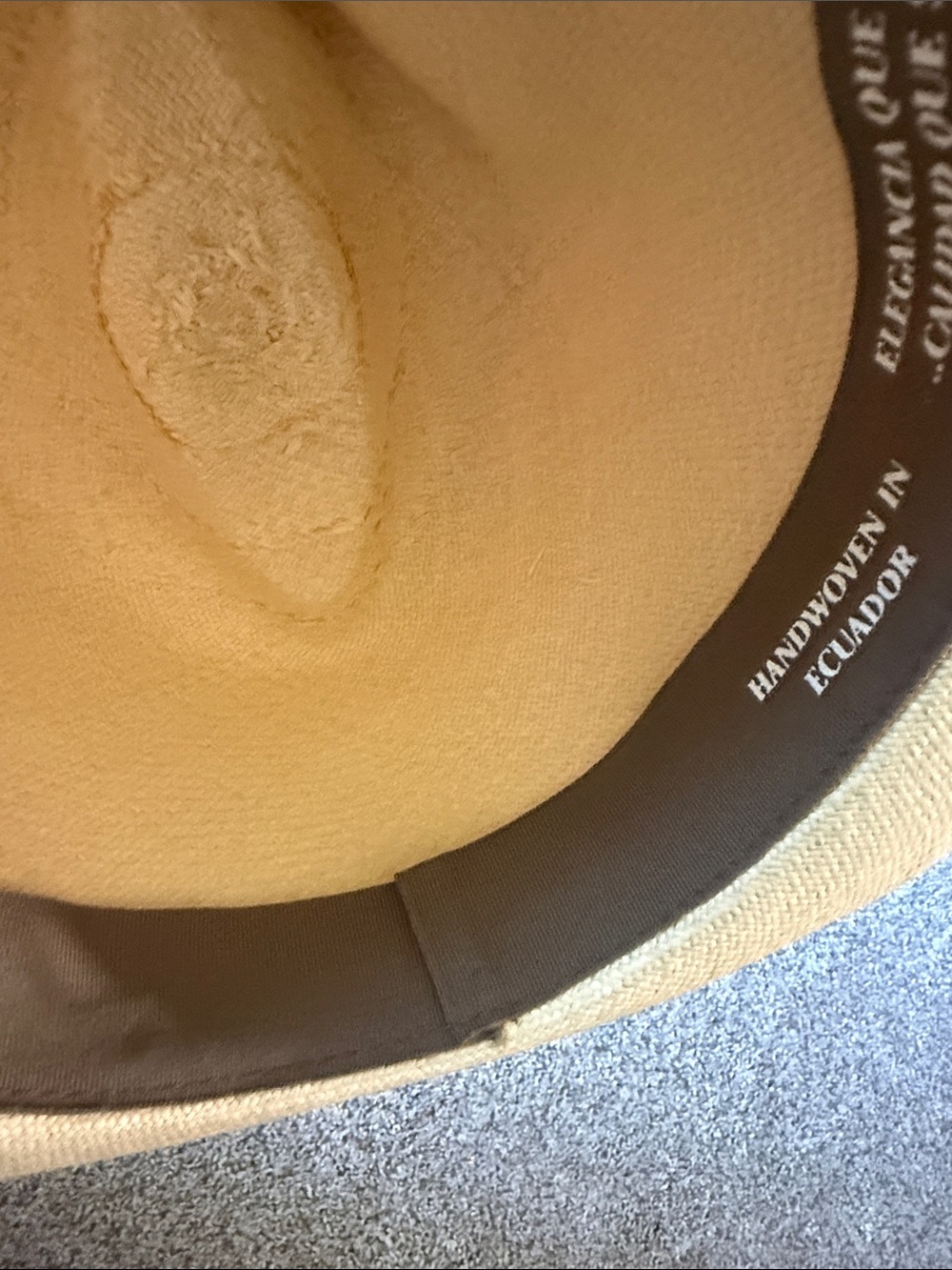 Montecristi 60-Hand Woven in Ecuador-Panama Hat-Cream - Picture 10 of 15